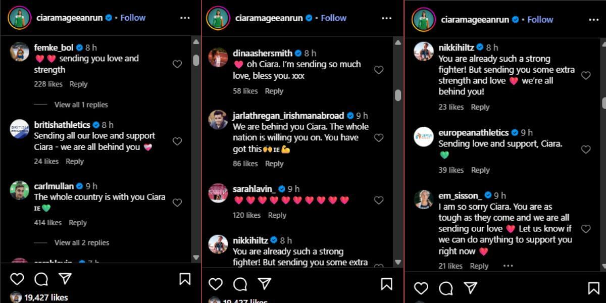 Screenshot of Instagram post.